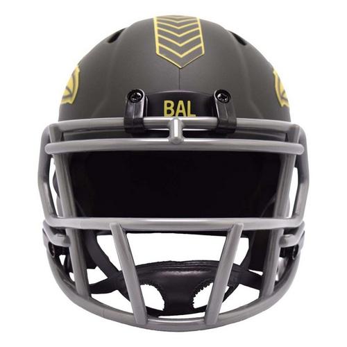 Riddell Baltimore Ravens 2025 Salute To Service Mini Speed Helmet - Primary Image