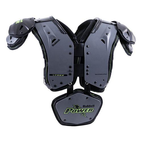 Youth Riddell Power AMP Junior Varsity Shoulder Pads - Primary Image