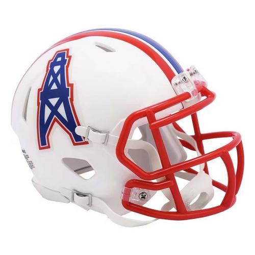 Riddell Houston Oilers 1981-1998 Throwback Speed Mini Helmet - Primary Image