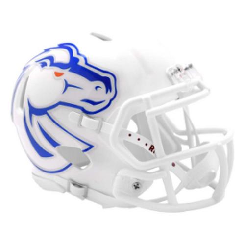 Riddell Boise State Broncos White Mini Speed Helmet - Primary Image
