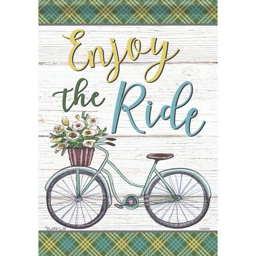 Carson Home Accents Bicycle Ride Dura Soft Garden Flag - Primary Image