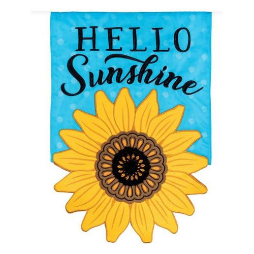Carson Home Accents Hello Sunshine Garden Flag - Primary Image
