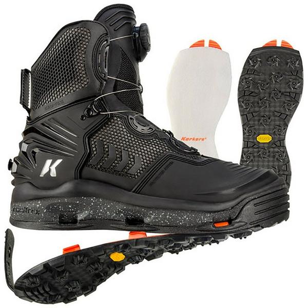 KORKERS Men's  Men's River Ops BOA Wader Fly Fishing Wading Boots Outdoor