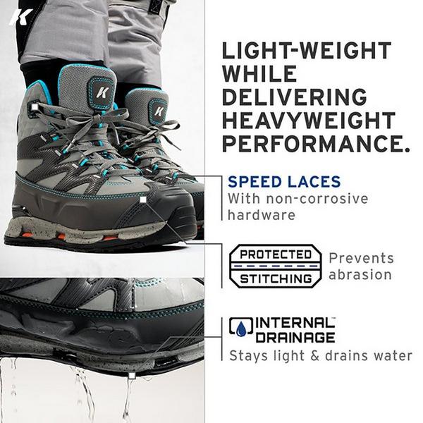 Korkers Women's  Bantam Lite Kling-On & Studded Sole Fly Fishing Wading Boots Outdoor