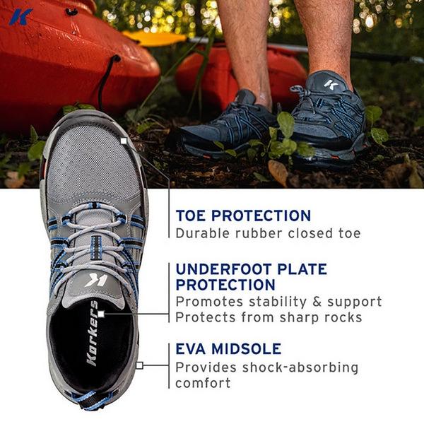 Korkers Men's  All Axis Vibram XS Trek Sole Fly Fishing Wading Boots Outdoor