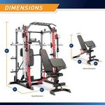 Marcy Smith Machine Cage System with Pull Up Bar - Thumbnail 2 of 15