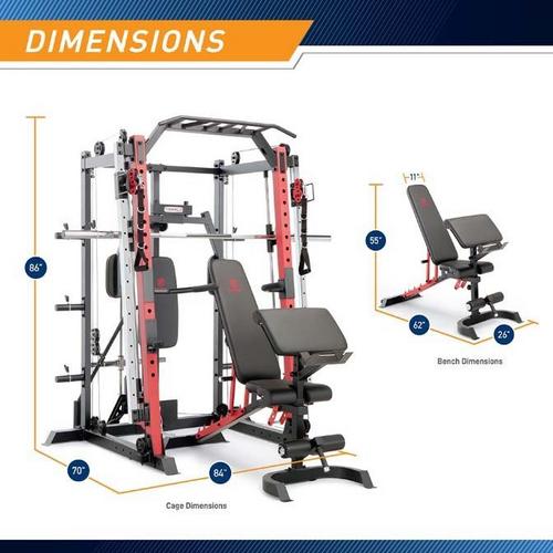 Marcy Smith Machine Cage System with Pull Up Bar - Primary Image