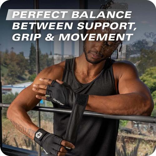 Harbinger Pro Wristwrap 3.0 Weightlifting Gloves - Primary Image