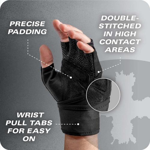 Harbinger Pro Wristwrap 3.0 Weightlifting Gloves - Primary Image