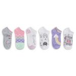 Girls' Sof Sole Whiskers 6 Pack No Show Socks - Thumbnail 1 of 3
