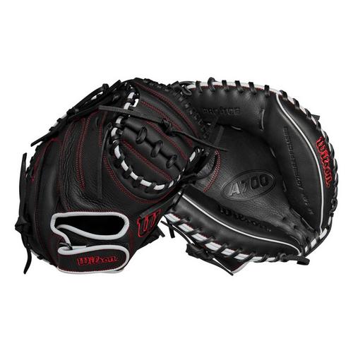 Youth Wilson A700 Pedroia Fit 32.5" Baseball Catcher's Mitt - Primary Image