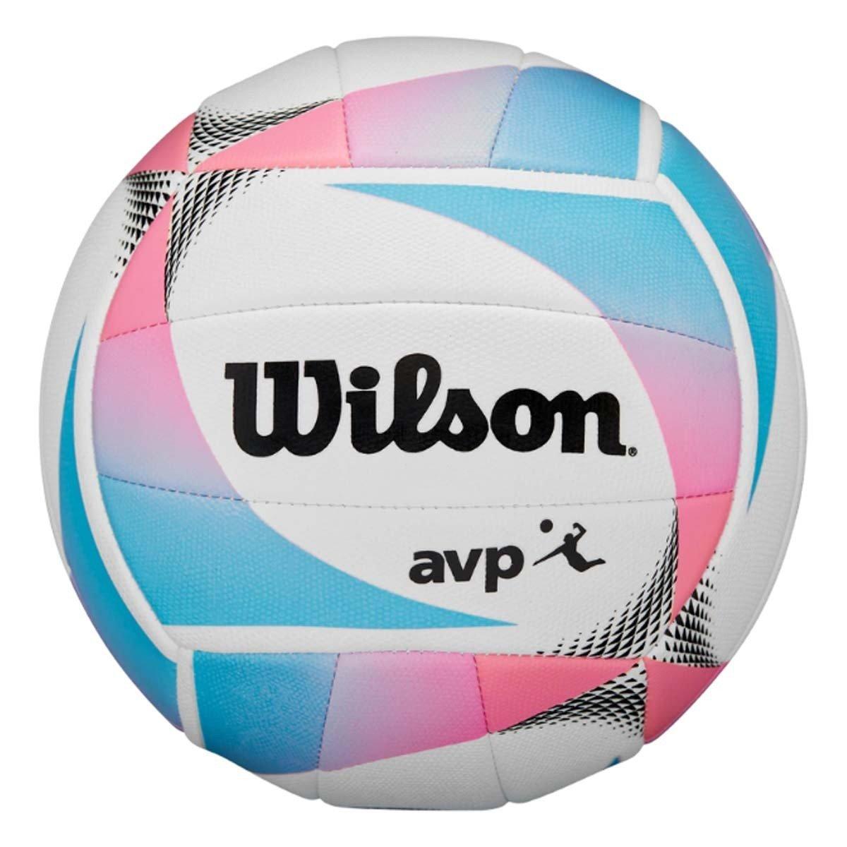 Wilson AVP OPTX Replica Kaleidoscope Beach Volleyball, White