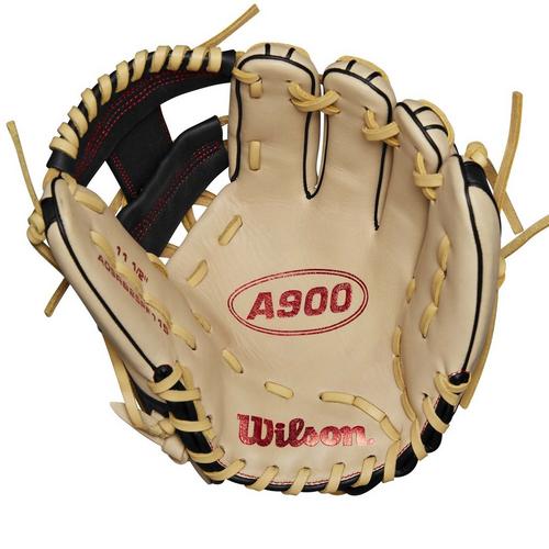2024 Wilson A900 PF115 Pedroia Fit 11.5" Infield Baseball Glove - Primary Image