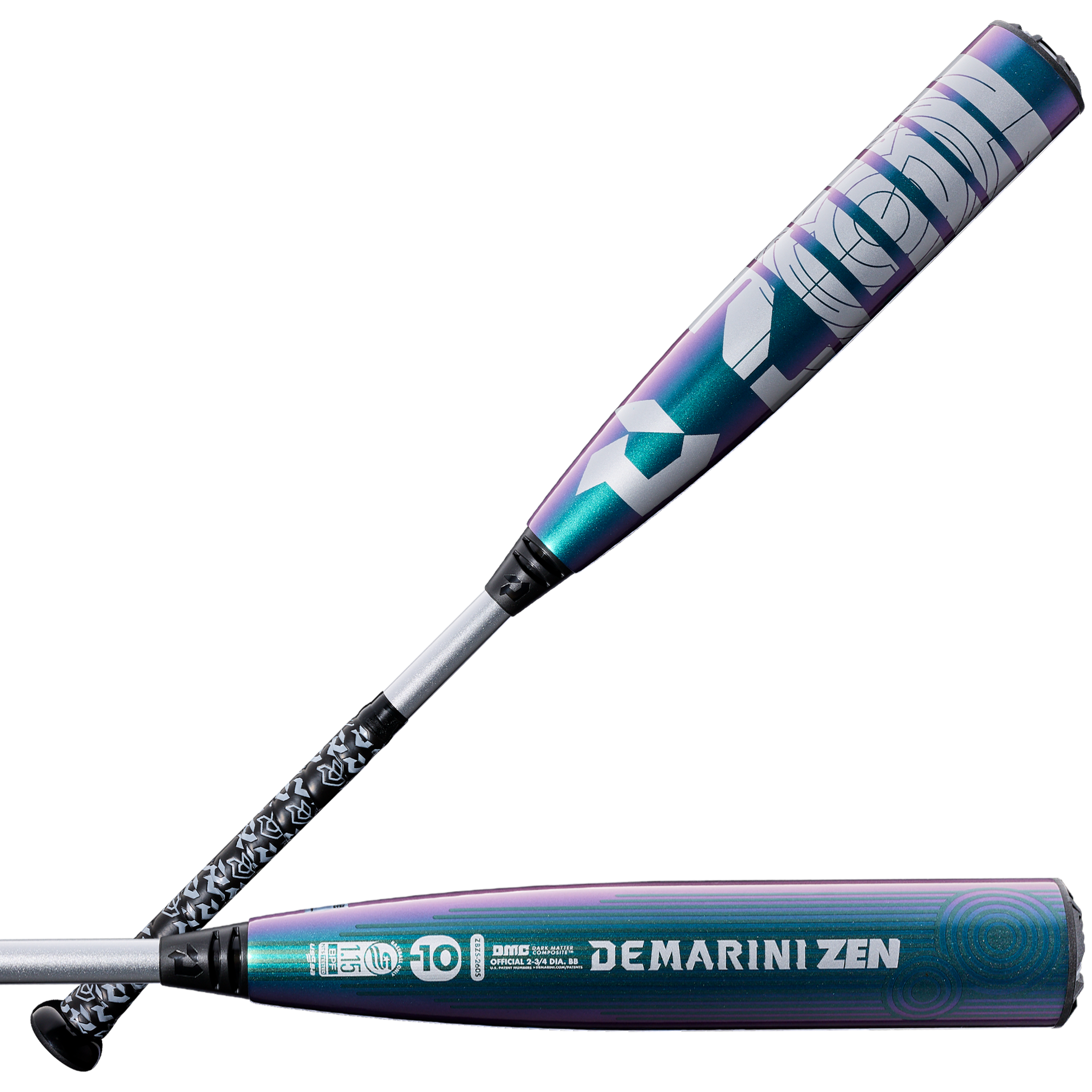 DeMarini Youth 2026 Zen Oil Slick USSSA Baseball Bat
