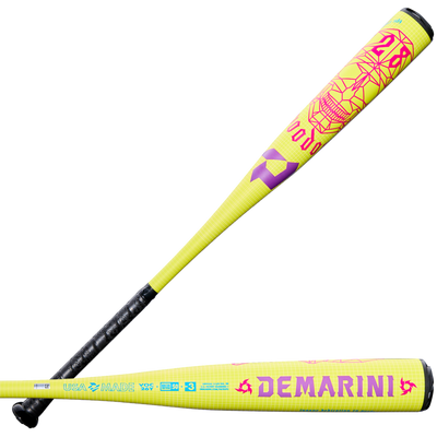 DeMarini 2026 Solar Yellow Voodoo One BBCOR Baseball Bat