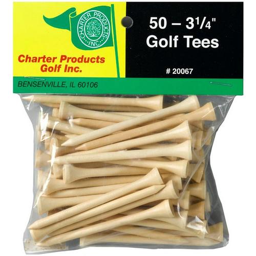 Charter Products 3-1/4  Golf Tees 50 Pack - Primary Image