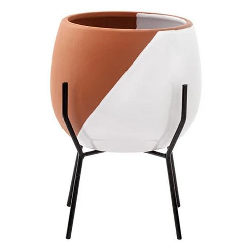 Napco Imports Cache on Metal Stand Planter - Primary Image