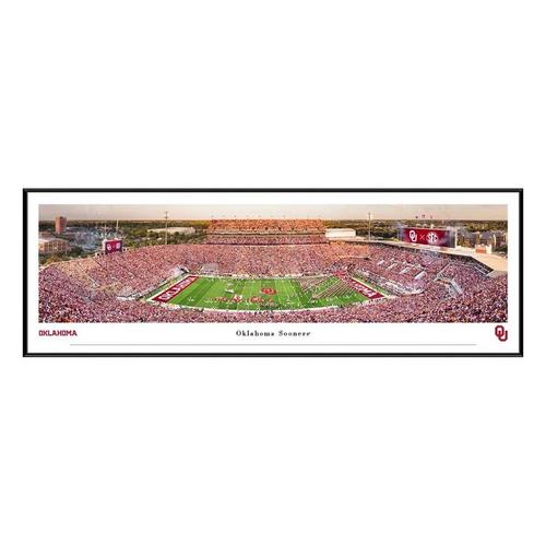Blakeway Panoramas Oklahoma Sooners Standard Framed Memorial Stadium Panoramic Picture - Primary Image