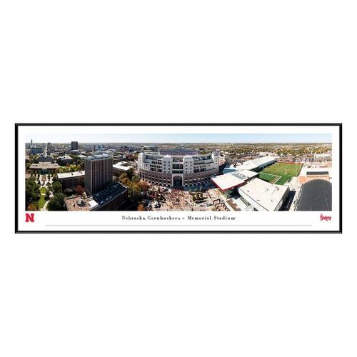 Blakeway Panoramas Nebraska Cornhuskers Memorial Stadium Standard Framed Panoramic Picture - Primary Image