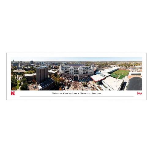 Blakeway Panoramas Nebraska Cornhuskers Memorial Stadium Bagged Panoramic Picture - Primary Image