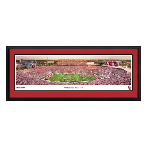 Blakeway Panoramas Oklahoma Sooners Deluxe Framed Memorial Stadium Panoramic Picture - Primary Image