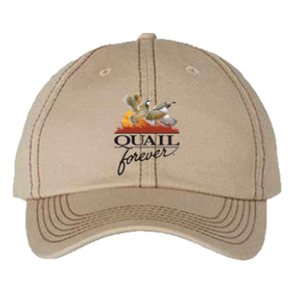Artisans Quail Forever Khaki Logo Snapback Hat - Artisans