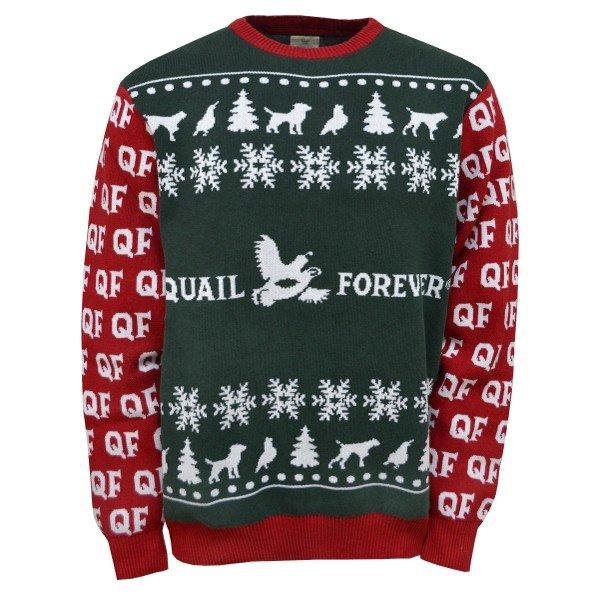 Adult Artisans Quail Forever 2025 Holiday Sweater - Artisans
