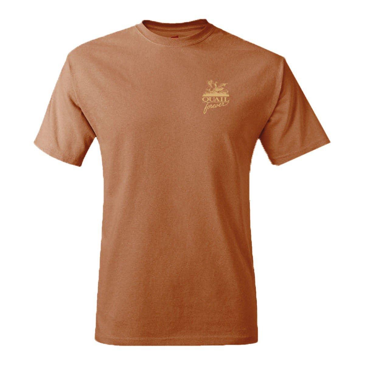 Adult Artisans Quail Forever Back Forty Flush T-Shirt - Artisans