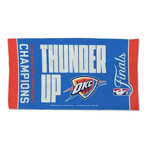Wincraft Oklahoma City Thunder 2025 Western Conference Finals Locker Room Towel - Primary Image