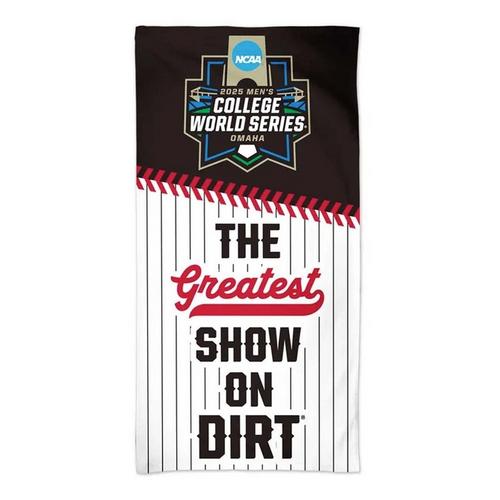 Wincraft 2025 NCAA College World Series 30" x 60" Bench Towel - Primary Image