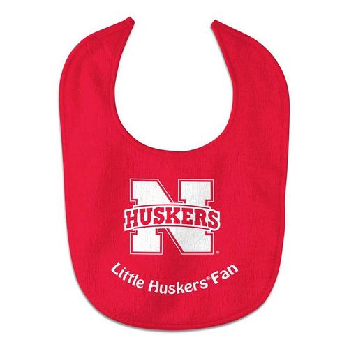 Baby Wincraft Nebraska Cornhuskers Littlest Fan Bib Bib - Primary Image