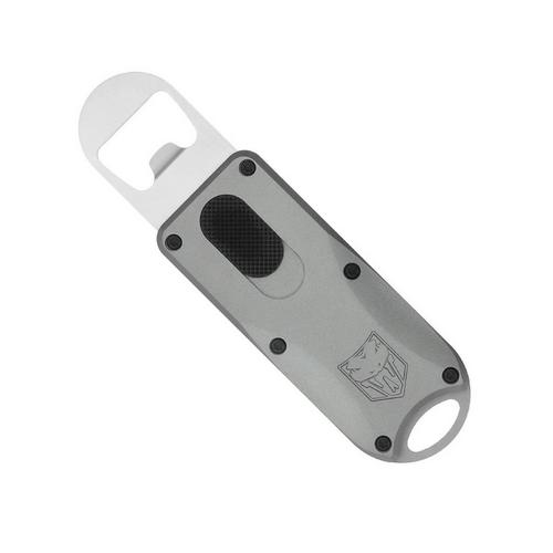 Cobratec Knives OTF Grey Bottle Opener Pocket Knife - Primary Image
