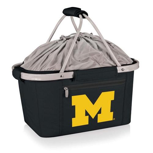 Picnic Time Michigan Wolverines Metro Basket Collapsible Cooler Tote - Primary Image