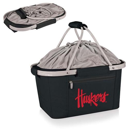 Picnic Time Nebraska Cornhuskers Metro Basket Collapsible Cooler Tote - Primary Image