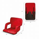 Picnic Time Iowa State Cyclones Ventura Reclining Stadium Seat - Thumbnail 3 of 5