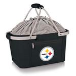 Picnic Time Pittsburgh Steelers Metro Basket Collapsible Cooler Tote - Thumbnail 1 of 2
