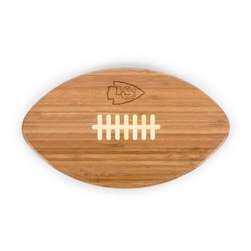 Picnic Time Kansas City Chiefs Touchdown! Football Cutting Board & Serving Tray - Primary Image
