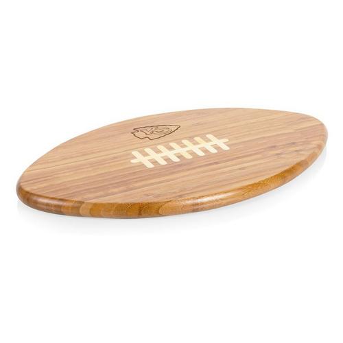 Picnic Time Kansas City Chiefs Touchdown! Football Cutting Board & Serving Tray - Primary Image