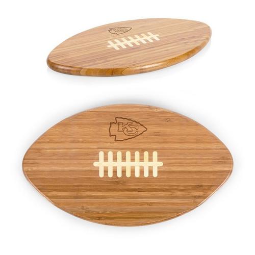 Picnic Time Kansas City Chiefs Touchdown! Football Cutting Board & Serving Tray - Primary Image