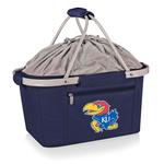 Picnic Time Kansas Jayhawks Metro Basket Collapsible Cooler Tote - Thumbnail 2 of 3