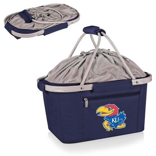 Picnic Time Kansas Jayhawks Metro Basket Collapsible Cooler Tote - Primary Image