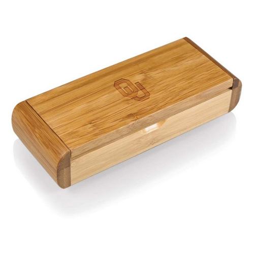 Picnic Time Oklahoma Sooners Elan Deluxe Corkscrew In Bamboo Box - Primary Image