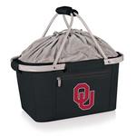 Picnic Time Oklahoma Sooners Metro Basket Collapsible Cooler Tote - Thumbnail 1 of 2