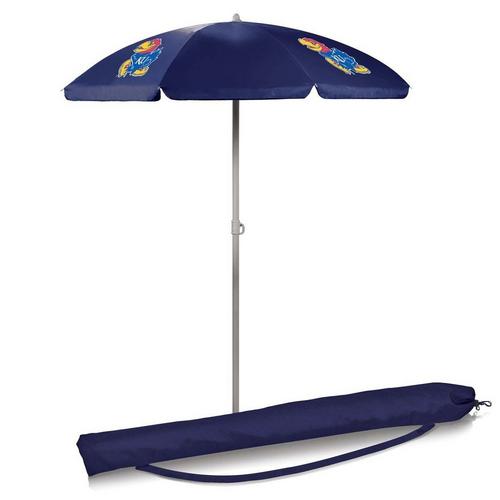 Picnic Time Kansas Jayhawks 5.5' Portable Beach Umbrella - Primary Image