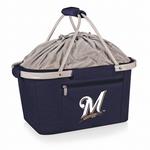 Picnic Time Milwaukee Brewers Metro Basket Collapsible Cooler Tote - Thumbnail 1 of 2