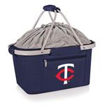 Picnic Time Minnesota Twins Metro Basket Collapsible Cooler Tote - Thumbnail 1 of 2
