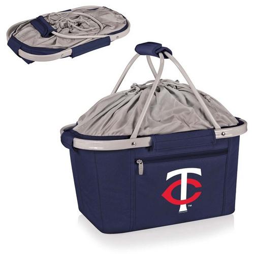 Picnic Time Minnesota Twins Metro Basket Collapsible Cooler Tote - Primary Image