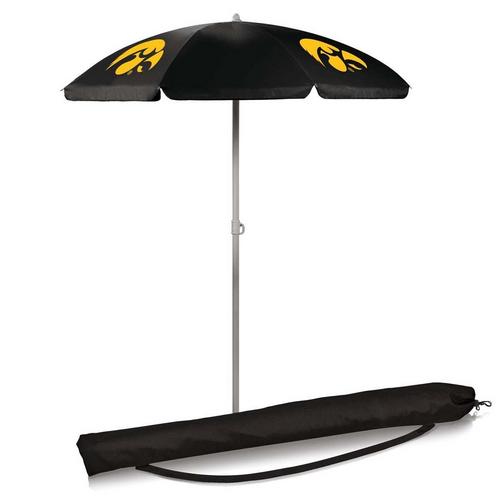 Picnic Time Iowa Hawkeyes 5.5' Portable Beach Umbrella - Primary Image