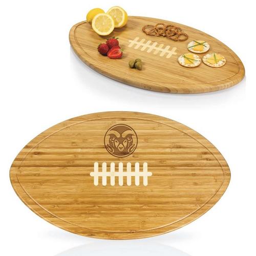 Picnic Time Colorado State Rams Kickoff Football Cutting Board & Serving Tray - Primary Image