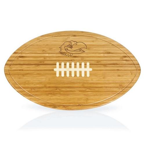 Picnic Time Kansas Jayhawks Kickoff Football Cutting Board & Serving Tray - Primary Image